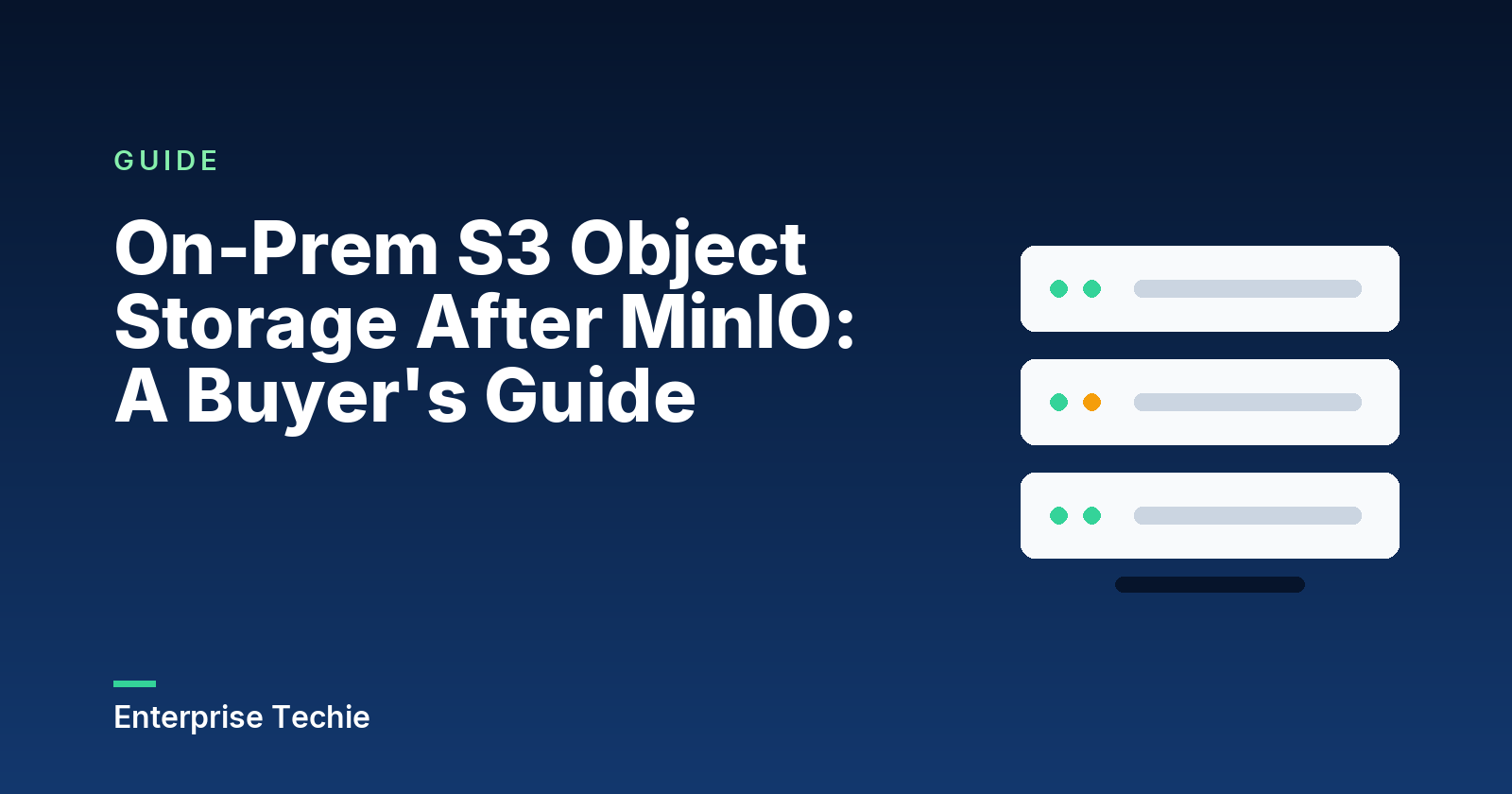 On-Prem S3 Object Storage After MinIO: A Buyer’s Guide