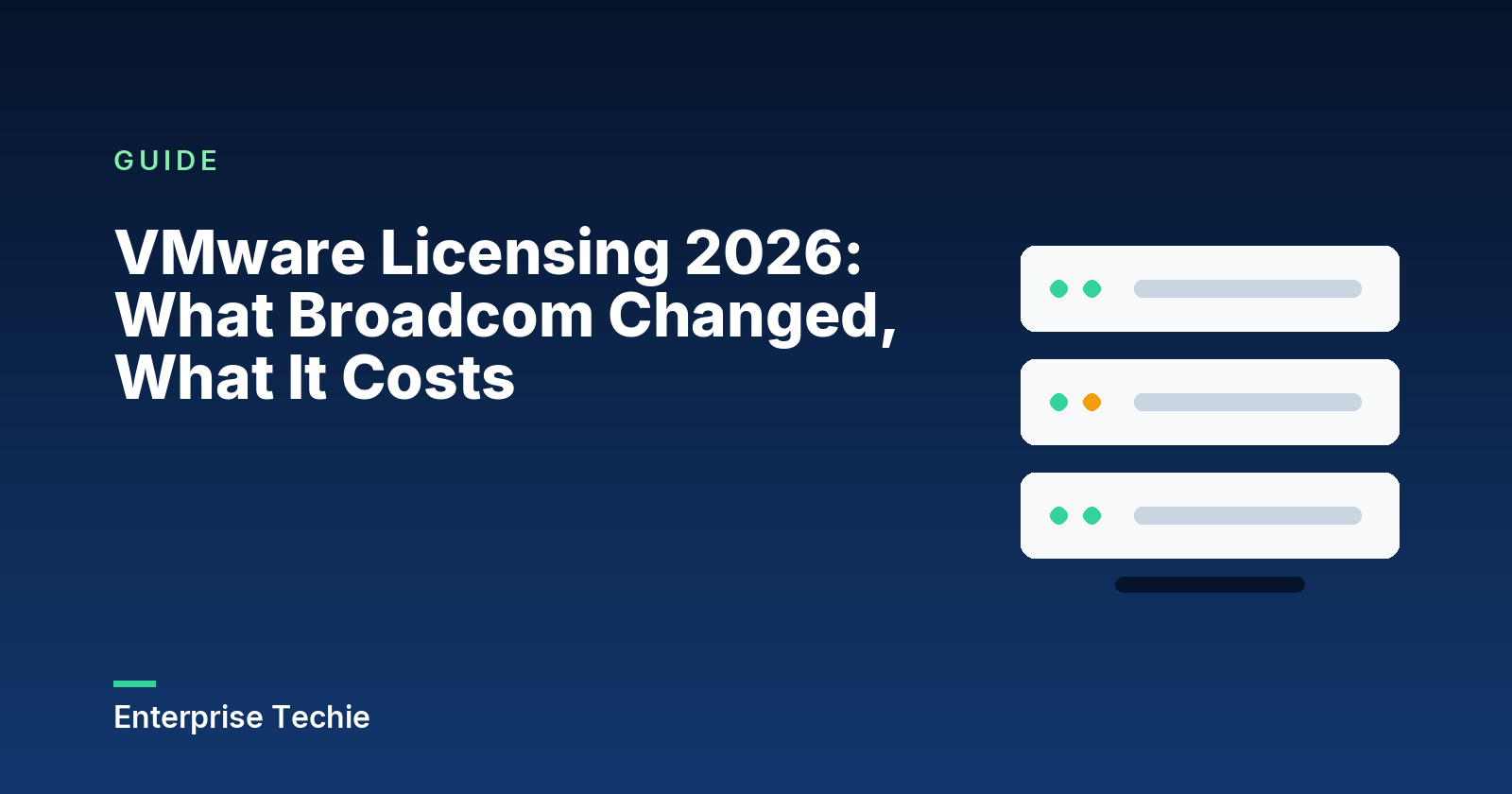 VMware Licensing 2026: What Broadcom Changed, What It Costs
