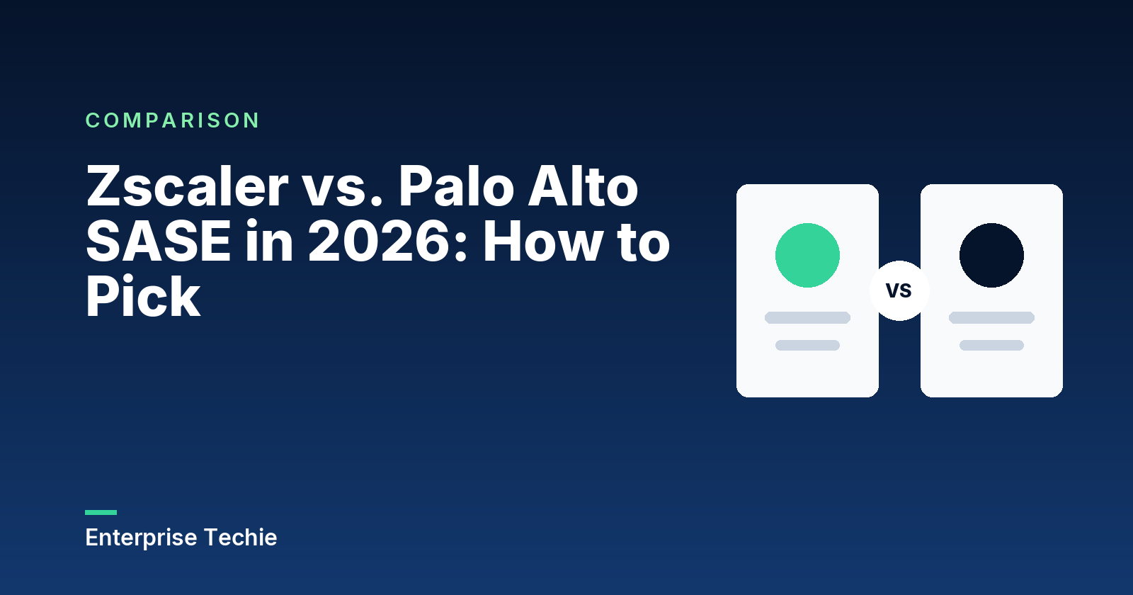 Zscaler vs. Palo Alto SASE in 2026: How to Pick