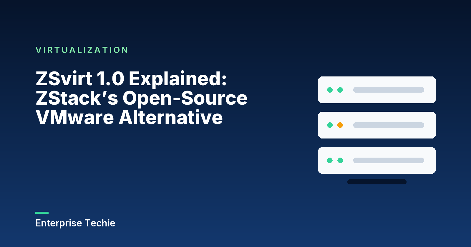 ZSvirt 1.0 Explained: ZStack’s Open-Source VMware Alternative